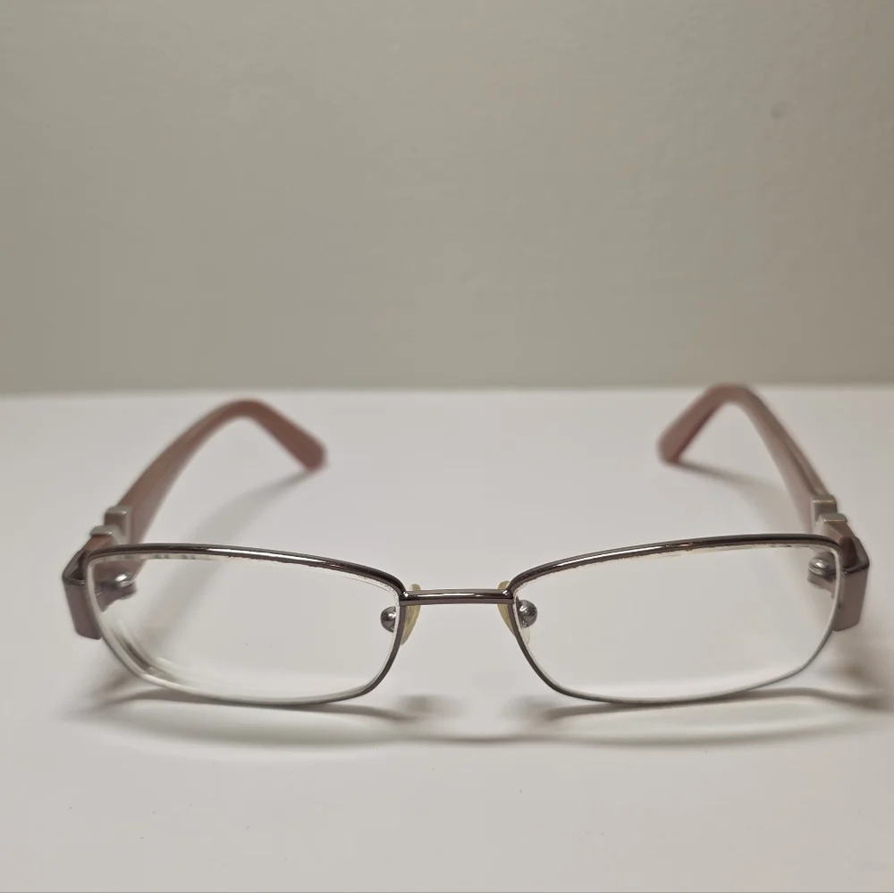 Authentic Valentino V2102R 601 Crystal V Pink Eyeglass Frames 52-16-135 Italy